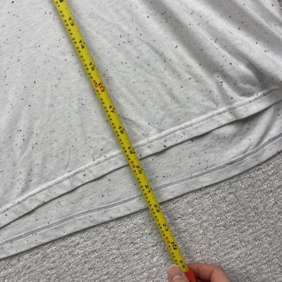 Adidas Shirt Future Icon Winners 3.0 Confetti Tee White / Gray Women Sz S - Picture 9 of 10